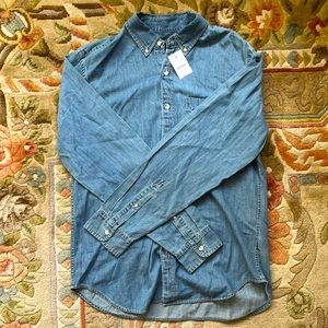 J. Crew Denim Long Sleeve Button Down